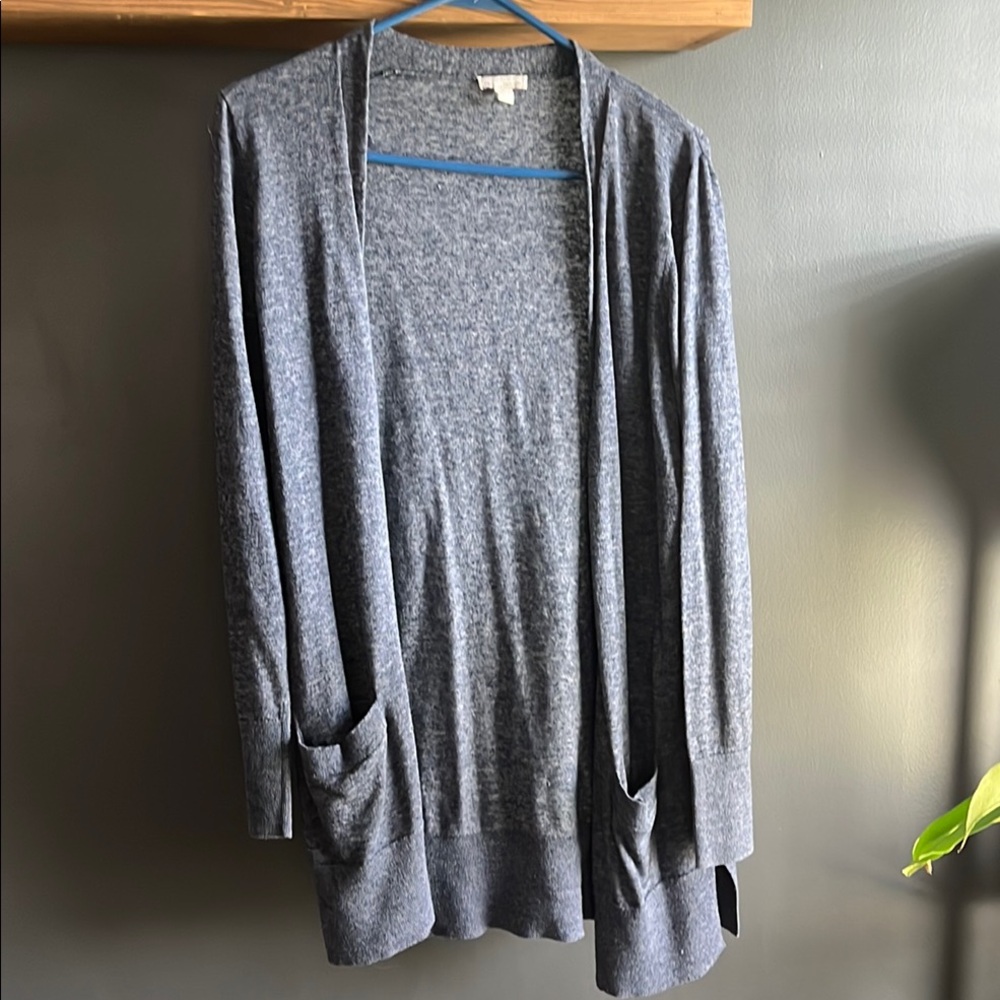 GAP Gray Knit Cardigan Sweater